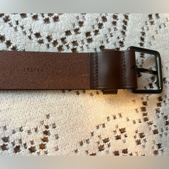 Ermenegildo Zegna Bovine Leather Belt (Brand New) - Picture 4 of 8